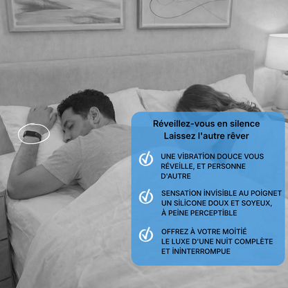 Réveil 3D Silencieux au Poignet